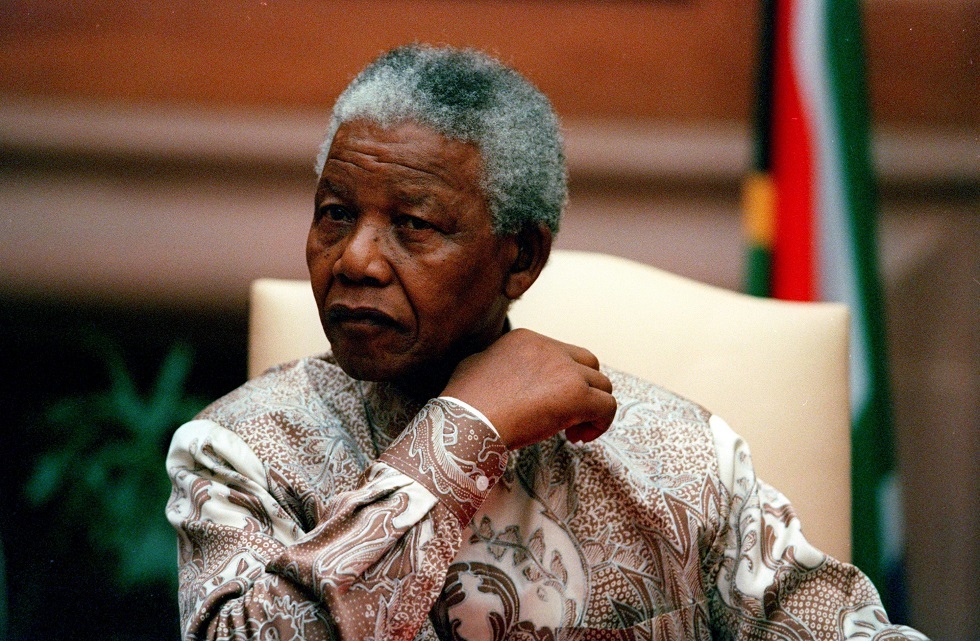 رئيس جنوب إفريقيا الراحل نيلسون مانديلا