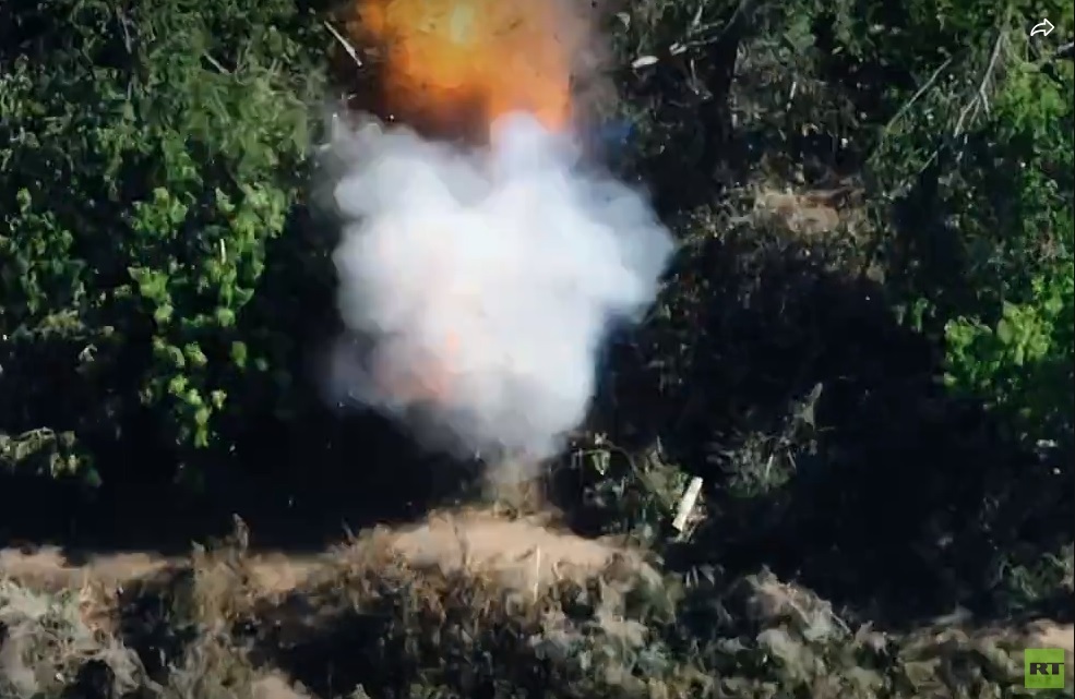 الجيش الروسي يوجه ضربات صاروخية دقيقة على أهداف للقوات الأوكرانية (فيديو)