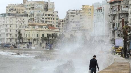 الأرصاد الجوية المصرية تكشف مستوى خطورة العاصفة 