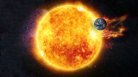 انفجار هائل على الشمس يؤدي إلى انبعاث كتلي إكليلي يضرب الأرض اليوم