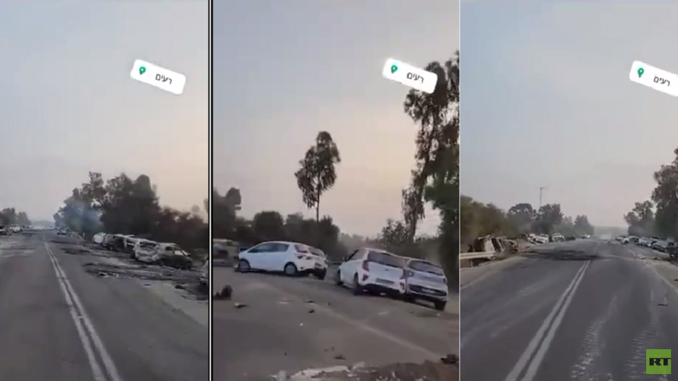 مشاهد تعرض للمرة الأولى تظهر آثار المعارك في غلاف غزة (فيديو)