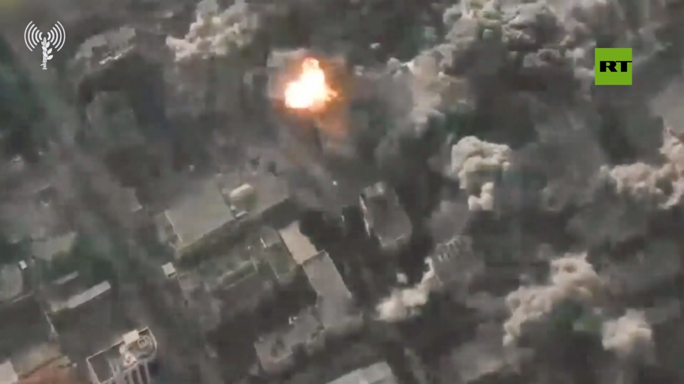 الجيش الإسرائيلي ينشر لقطات لتدمير الجامعة الإسلامية في غزة