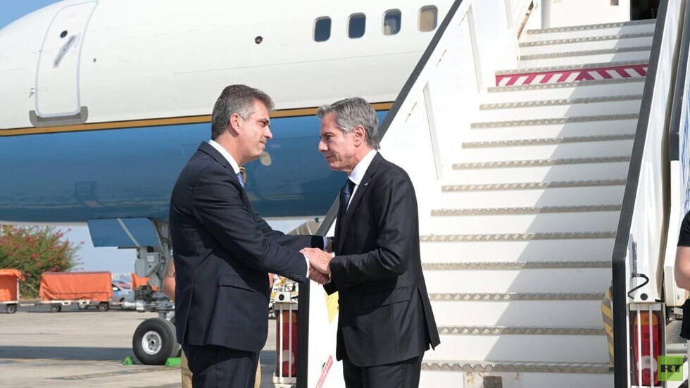 بلينكن يصل بزيارة تضامن ودعم إلى إسرائيل