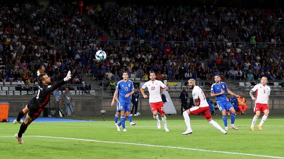 إيطاليا تكرم وفادة مالطا برباعية قبل موقعة