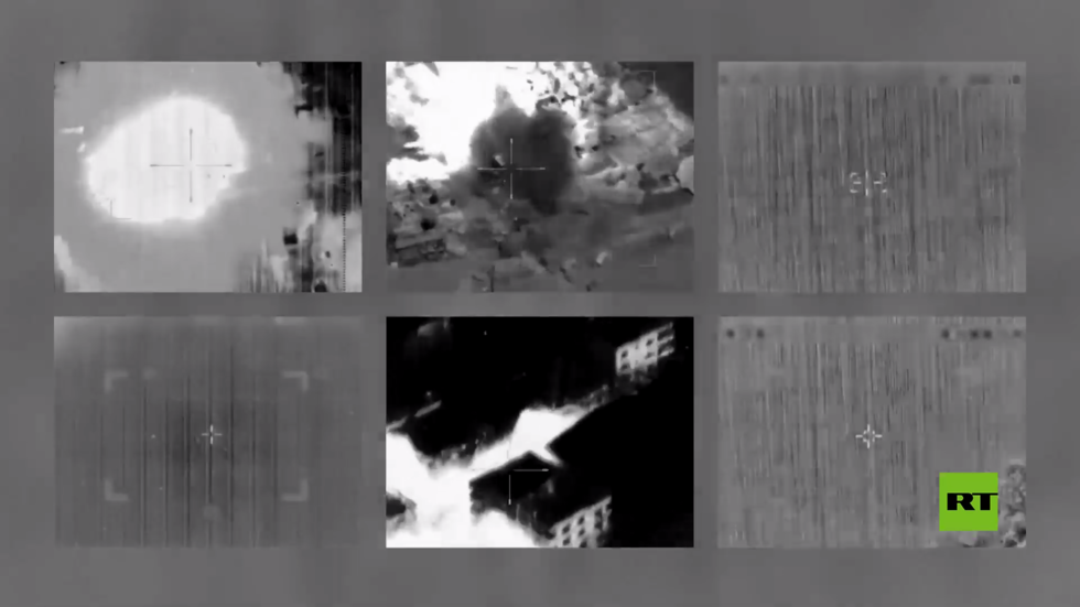 الجيش الإسرائيلي ينشر فيديو لضرباته الأخيرة على قطاع غزة