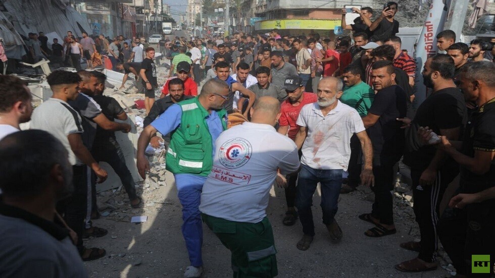 صور متداولة تظهر الأضرار في مشفى الصداقة التركي لمرضى السرطان في غزة جراء القصف الإسرائيلي