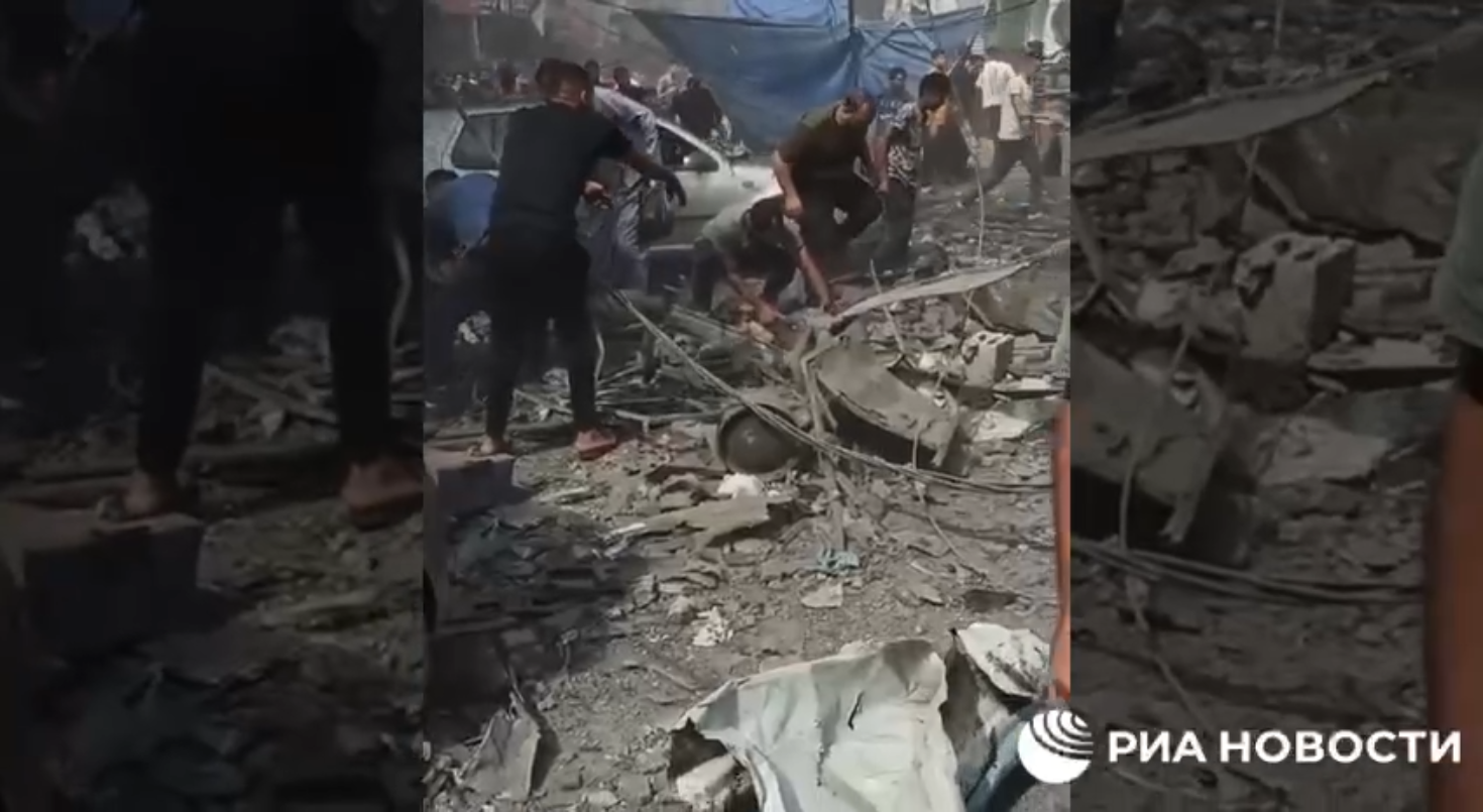 فيديو للحظات الاولى بعد قصف إسرائيلي جديد على غزة