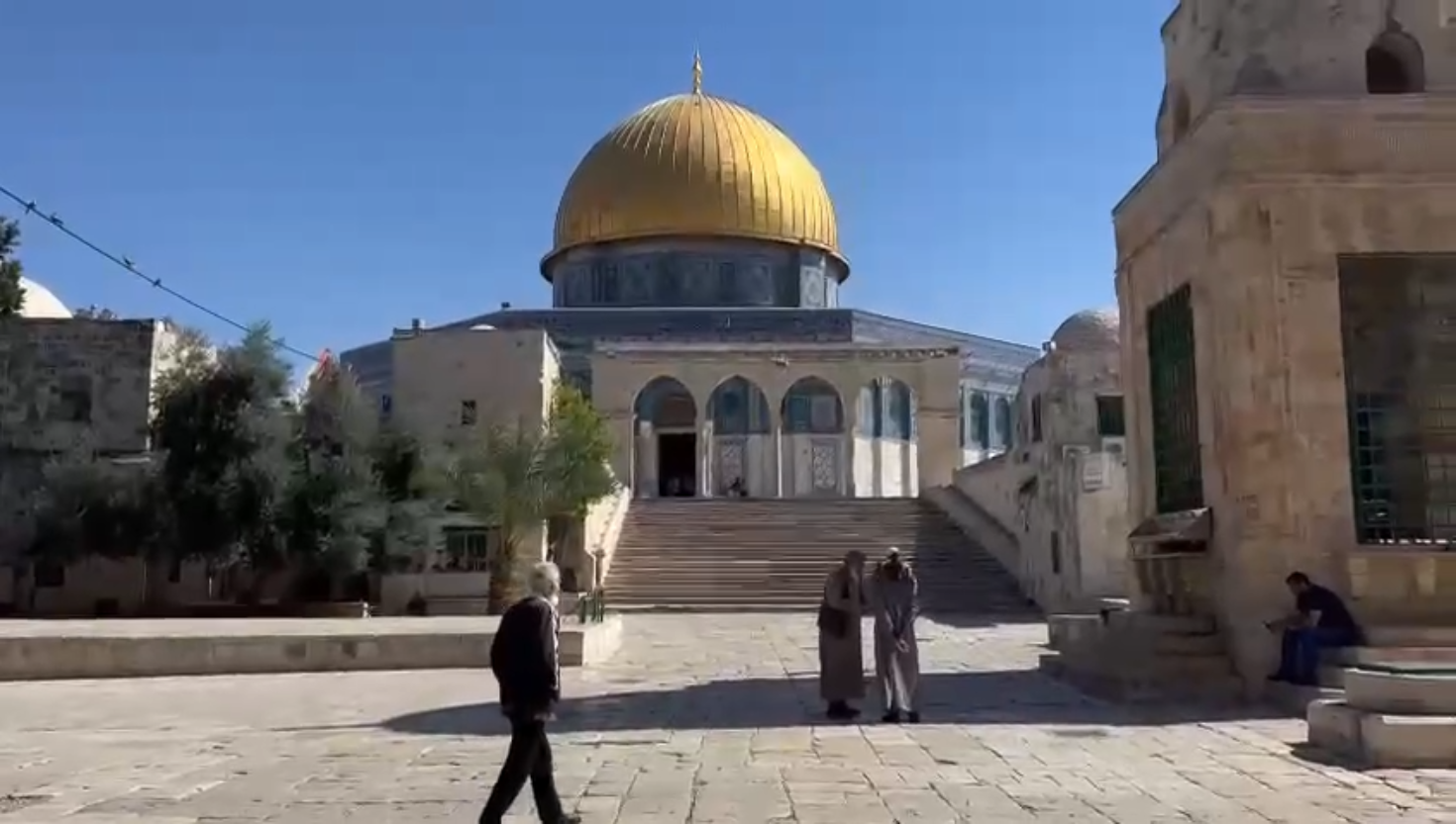 المسجد الأقصى شبه خال من المصلين للجمعة الـ5 على التوالي (فيديو + صور)