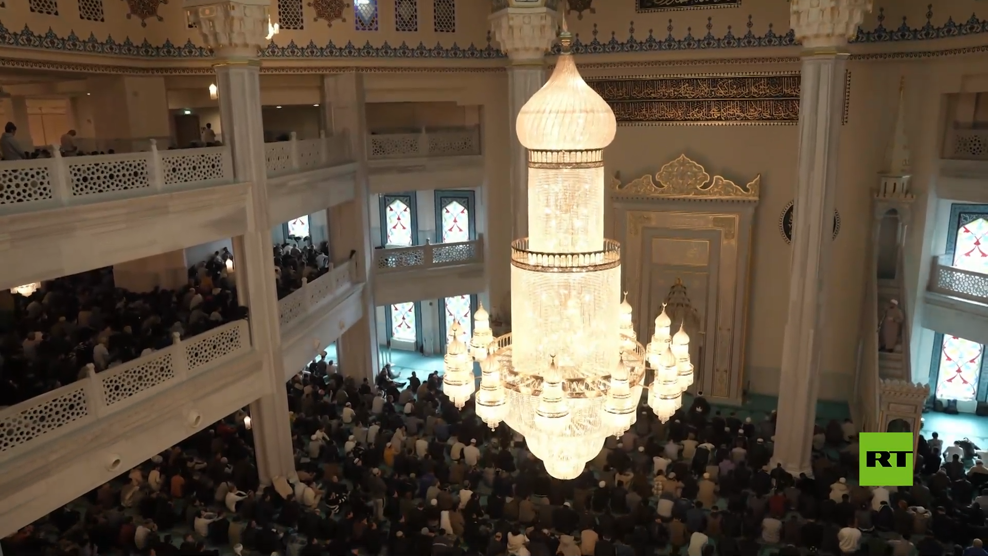 خطبة الجمعة الماضية في جامع موسكو الكبير خصصت دعما لغزة