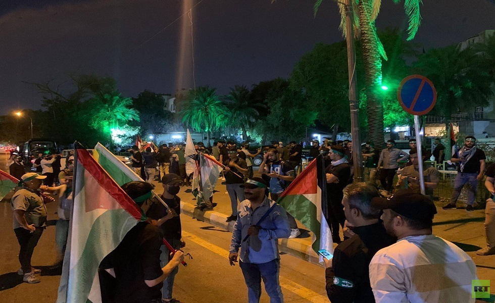 تظاهرات جديدة في بغداد تنديدا بالحرب على غزة: "أمريكا تساند إسرائيل" (فيديو+صور)