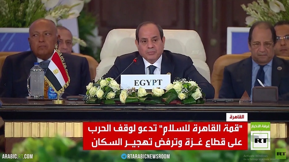 السيسي يجدد رفضه تهجير الفلسطينيين قسرا