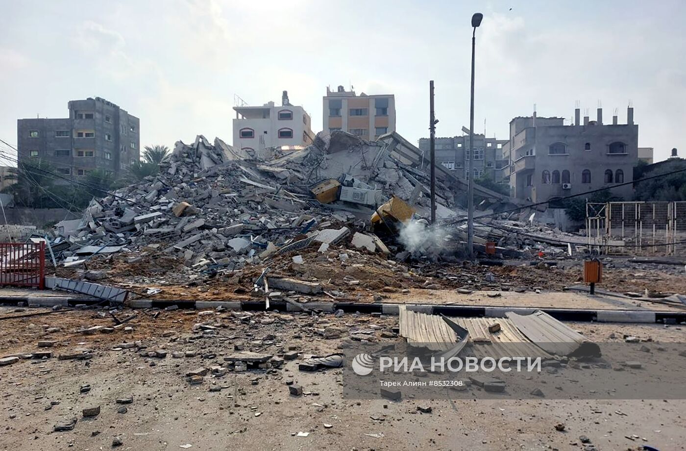 الطيران الإسرائيلي يدمر عددا من المباني في غزة على رؤوس ساكنيها دون سابق إنذار