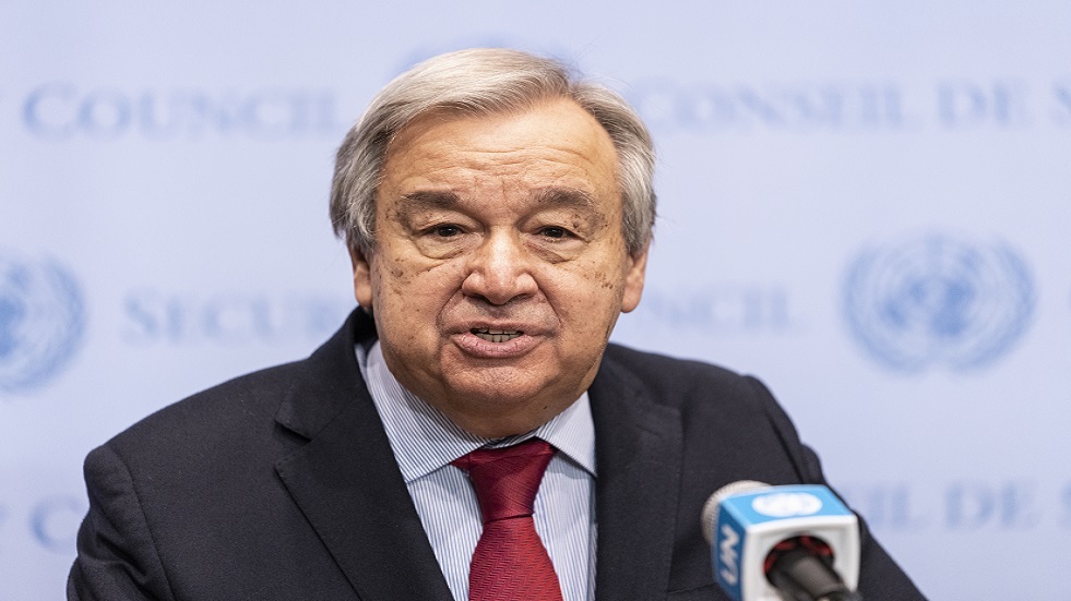 الأمين العام للأمم المتحدة يرفض اتهام إسرائيل له بتبرير أفعال 