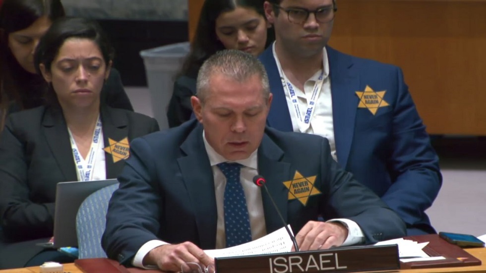 المندوب الإسرائيلي لدى الأمم المتحدة: لن تعيش إسرائيل منذ اليوم في ظل وجود حماس