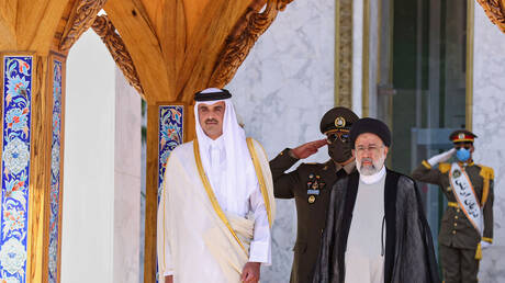 أمير قطر والرئيس الإيراني يناقشان باتصال هاتفي تطورات الأوضاع في الأراضي الفلسطينية