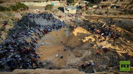 مشاهد لحجم الدمار الذي خلّفه القصف الإسرائيلي على غزة الليلة الماضية (فيديو)