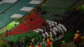 تضامنا مع غزة.. جماهير سيلتيك ترفع أعلام فلسطين خلال مواجهة أتليتكو مدريد بدوري أبطال أوروبا (فيديو)