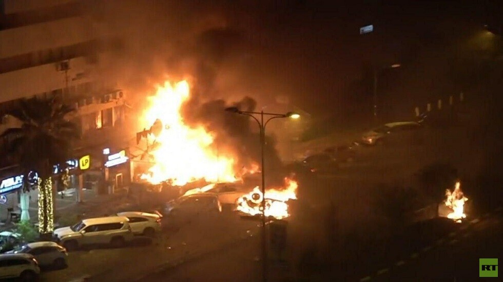 حريق هائل في