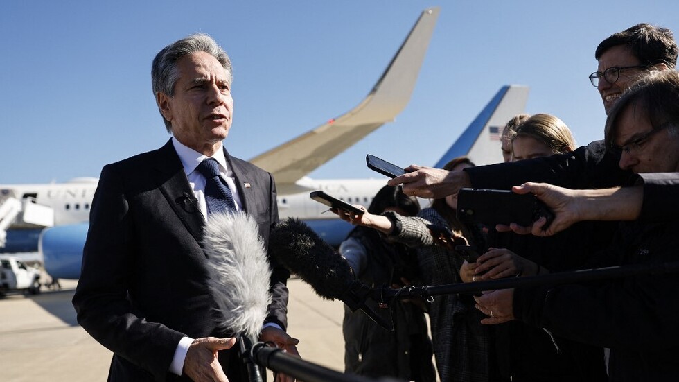 وزير الخارجية الأمريكي يصل إلى إسرائيل