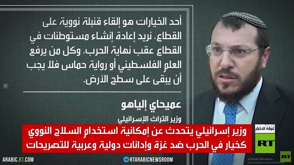 إسرائيل.. استدعاء السلاح النووي بحرب غزة