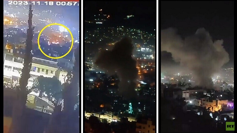 وكالة: قتلى ومصابون جراء قصف إسرائيلي لمقر حركة "فتح" شمال الضفة الغربية (فيديو)