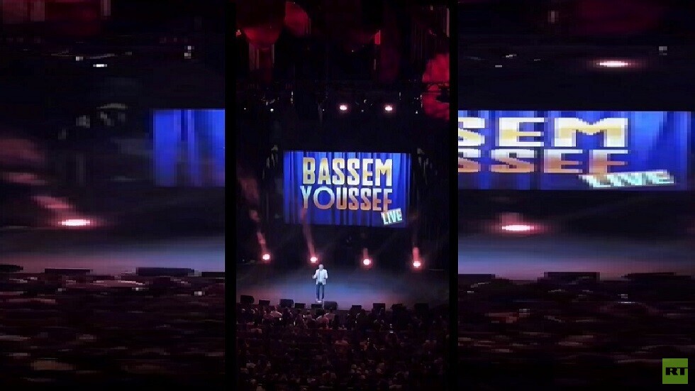 "أنا دمي فلسطيني".. باسم يوسف يفاجئ جمهوره في أستراليا بـ"الدبكة"