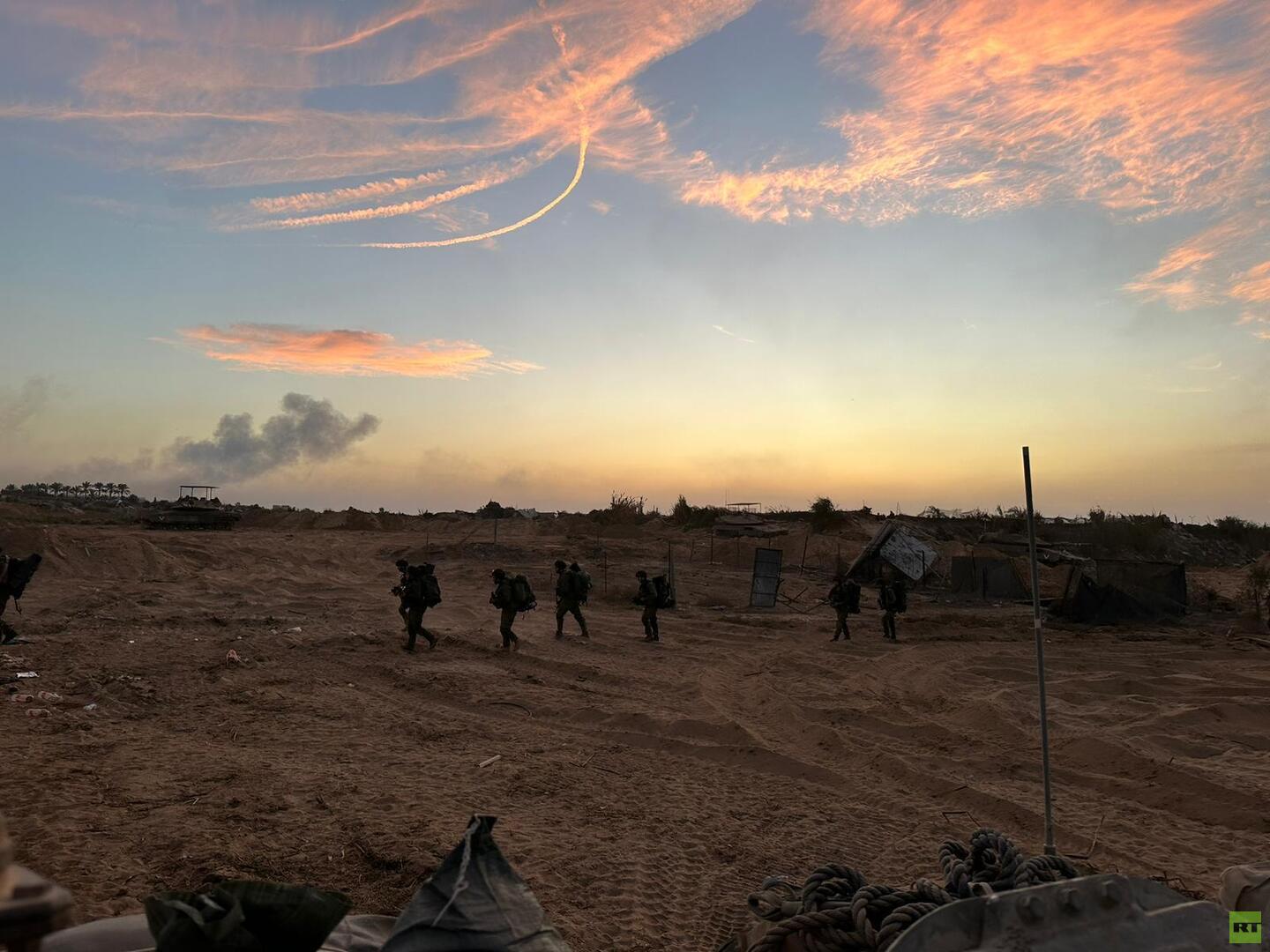 الجيش الإسرائيلي ينشر صورا لتوغله البري في قطاع غزة