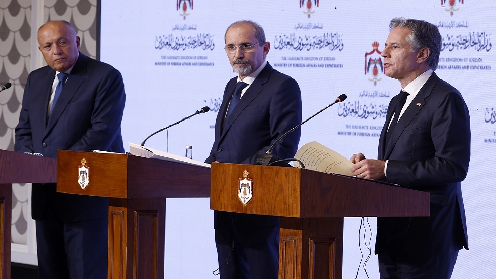 اجتماع عمان يبرز جوهر الخلاف بين العرب وواشنطن بشأن حرب غزة