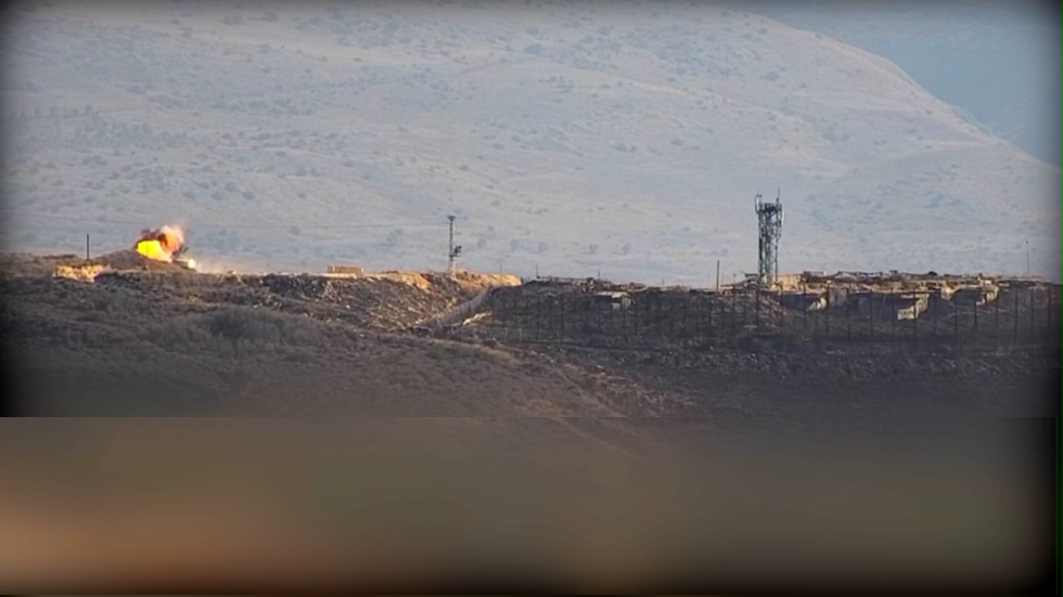 حزب الله ينشر فيديو استهداف آلية لوجيستية إسرائيلية في موقع البياض العسكري