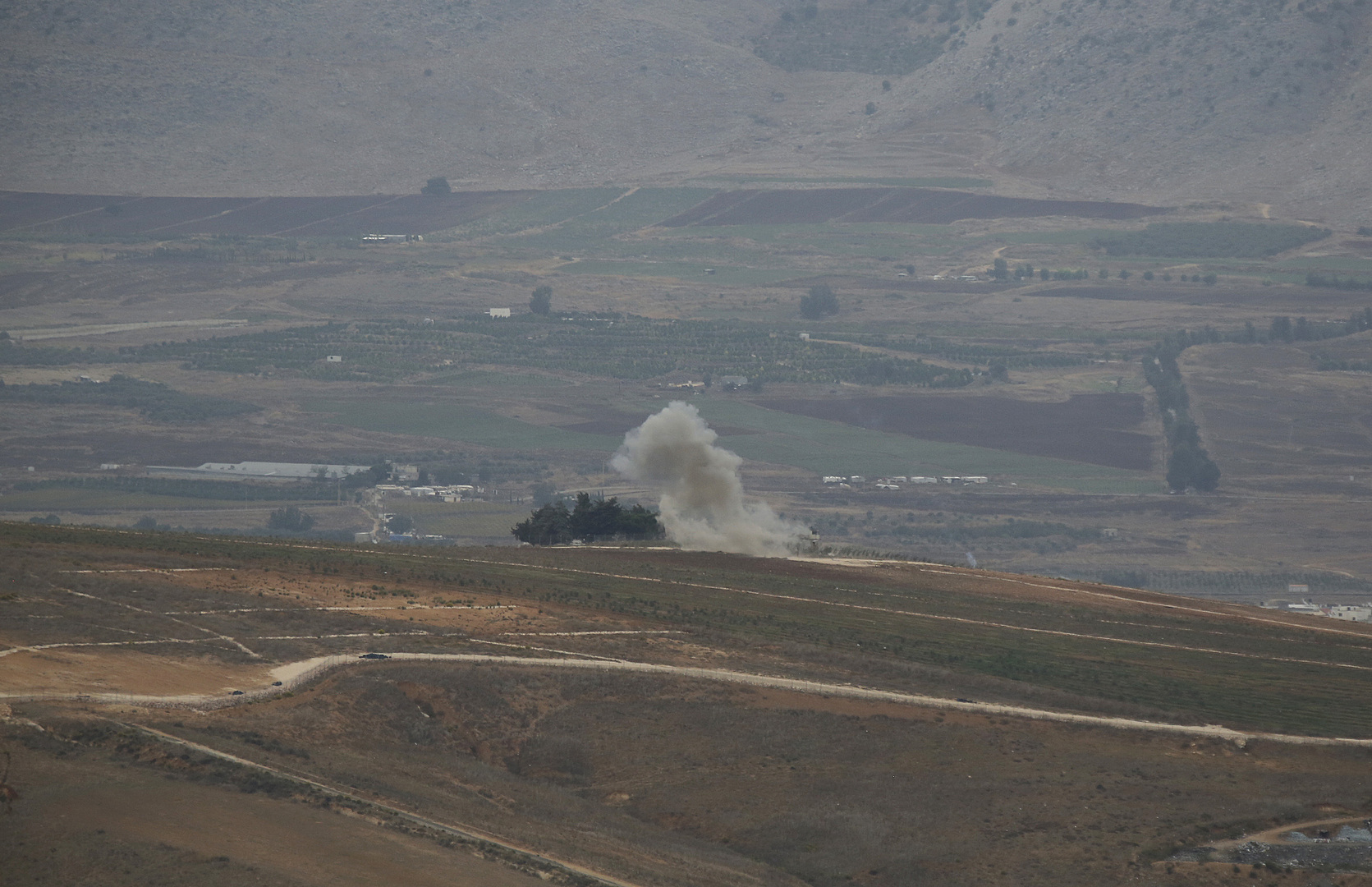 مراسلنا: حزب الله يستهدف موقع بركة ريشا الإسرائيلي على الحدود جنوب لبنان
