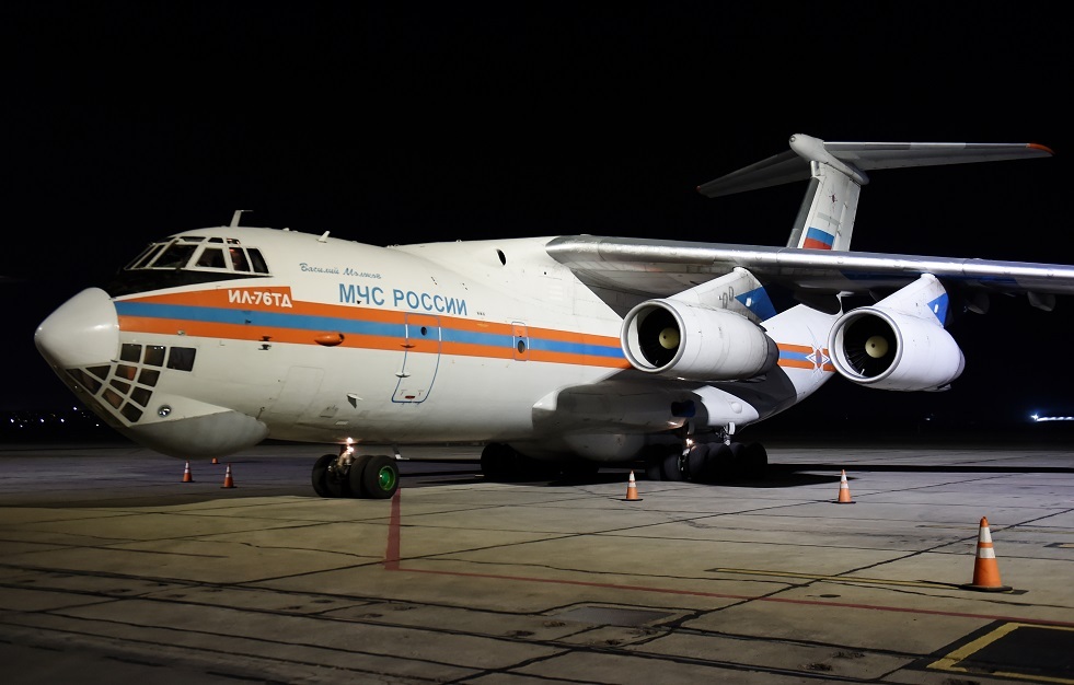 طائرة روسية تنقل مساعدات إنسانية دورية لسكان قطاع غزة من غروزني إلى مصر