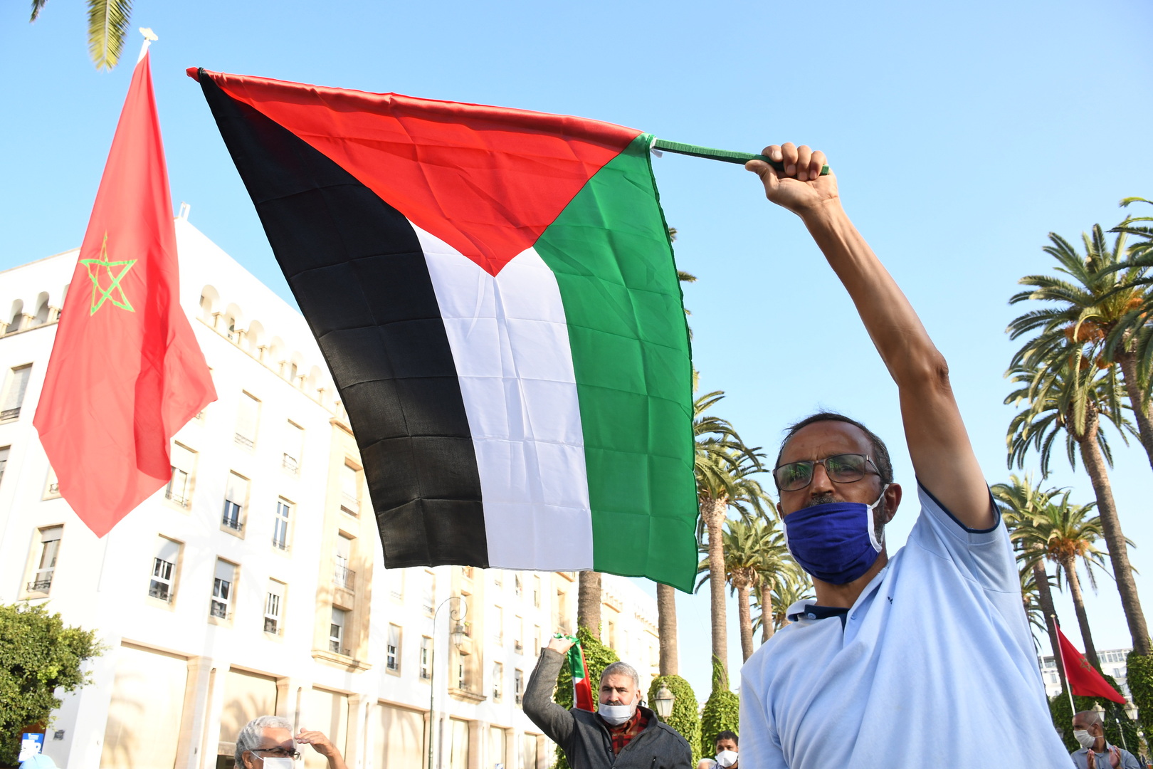 مسيرات حاشدة بطنجة والدار البيضاء دعما لغزة (فيديو)