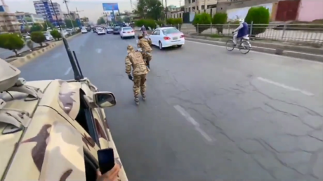 استعراض مذهل من قوات الأمن الأفغانية التابعة لطالبان في شوارع كابل