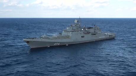الدفاع الروسية تعلن انتهاء زيارة فرقاطة تابعة لأسطول البحر الأسود إلى الجزائر