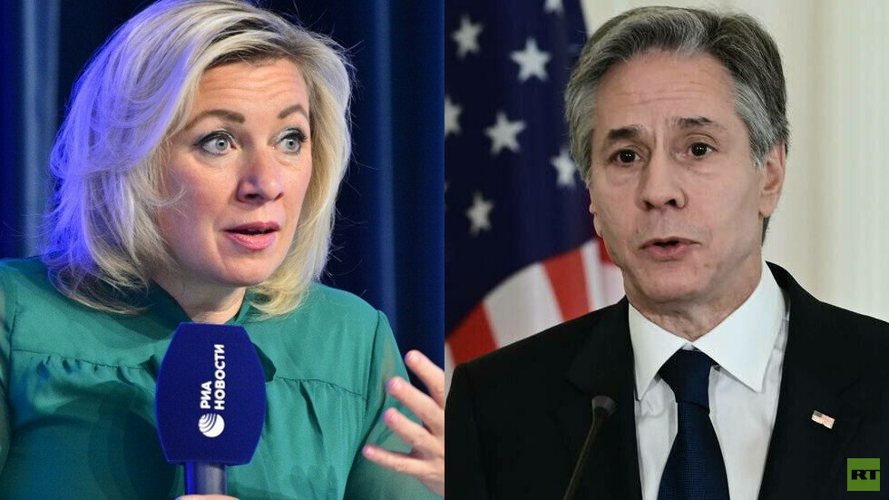 زاخاروفا لبلينكن: لو استثمرتم في بلادكم وتركتم أوكرانيا وشأنها كان أفضل