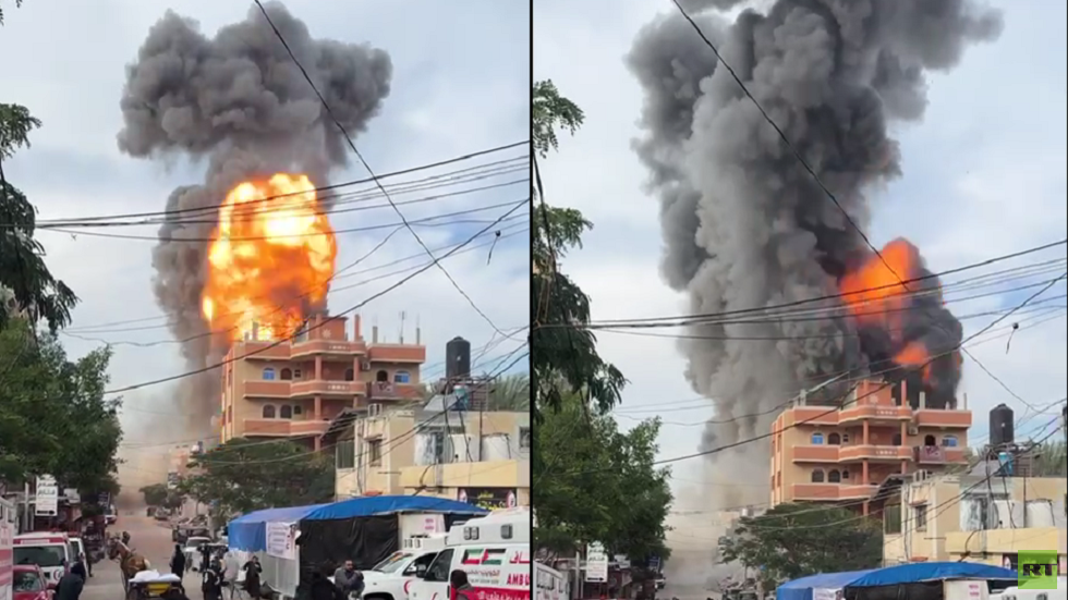 مراسلنا: قتلى ومصابون بحزام ناري عنيف قرب المستشفى الكويتي برفح