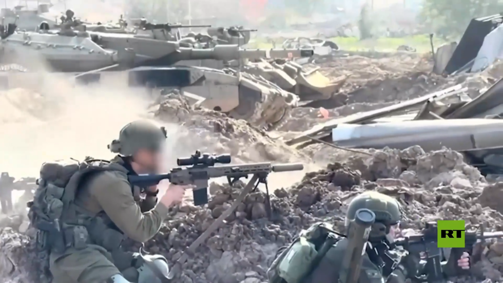 شاهد المعارك بحي الشجاعية في غزة بعدسة إسرائيلية