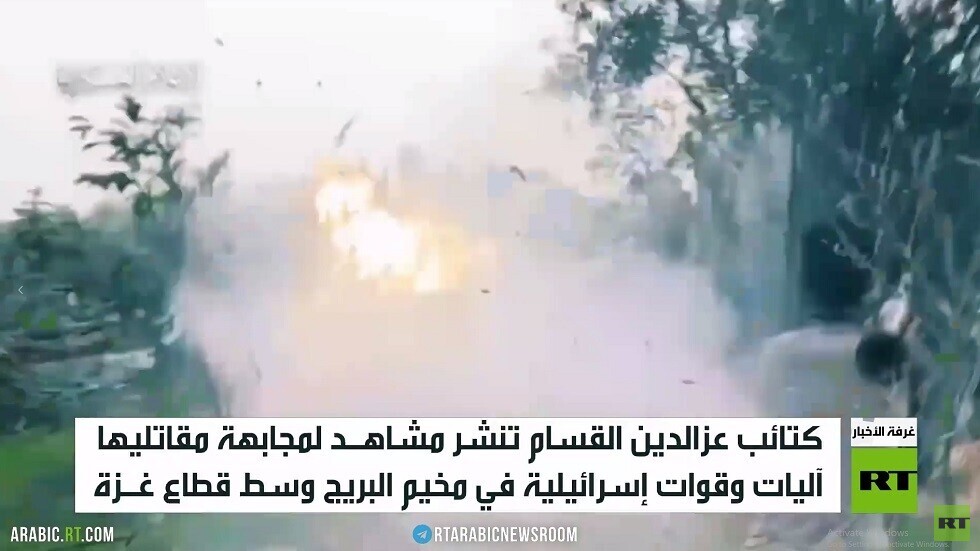 القسام توثق عملياتها في مخيم البريج بغزة