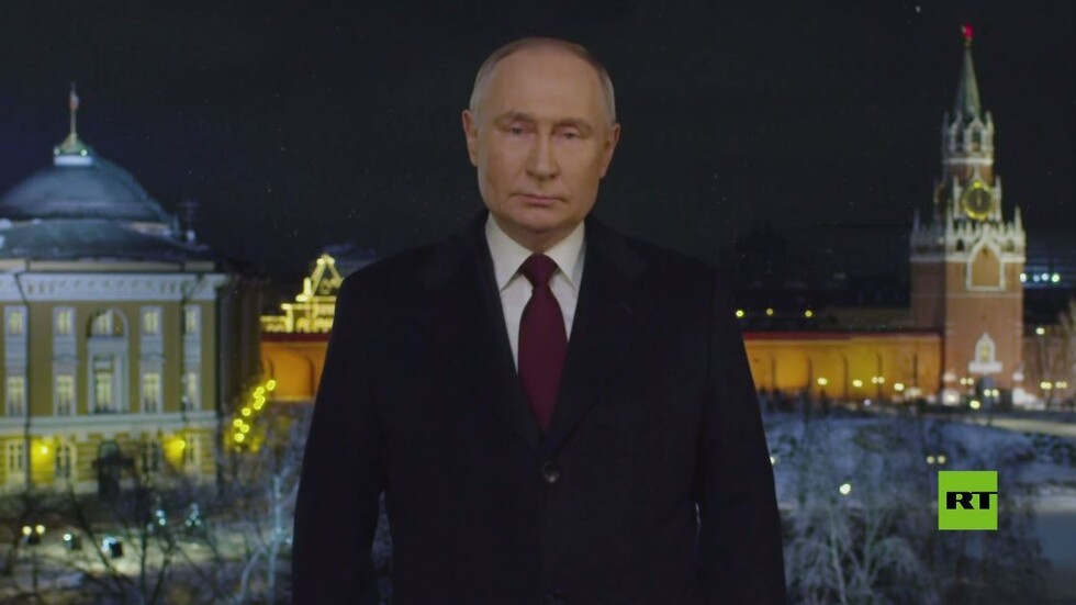 تهنئة الرئيس بوتين بالعام الجديد