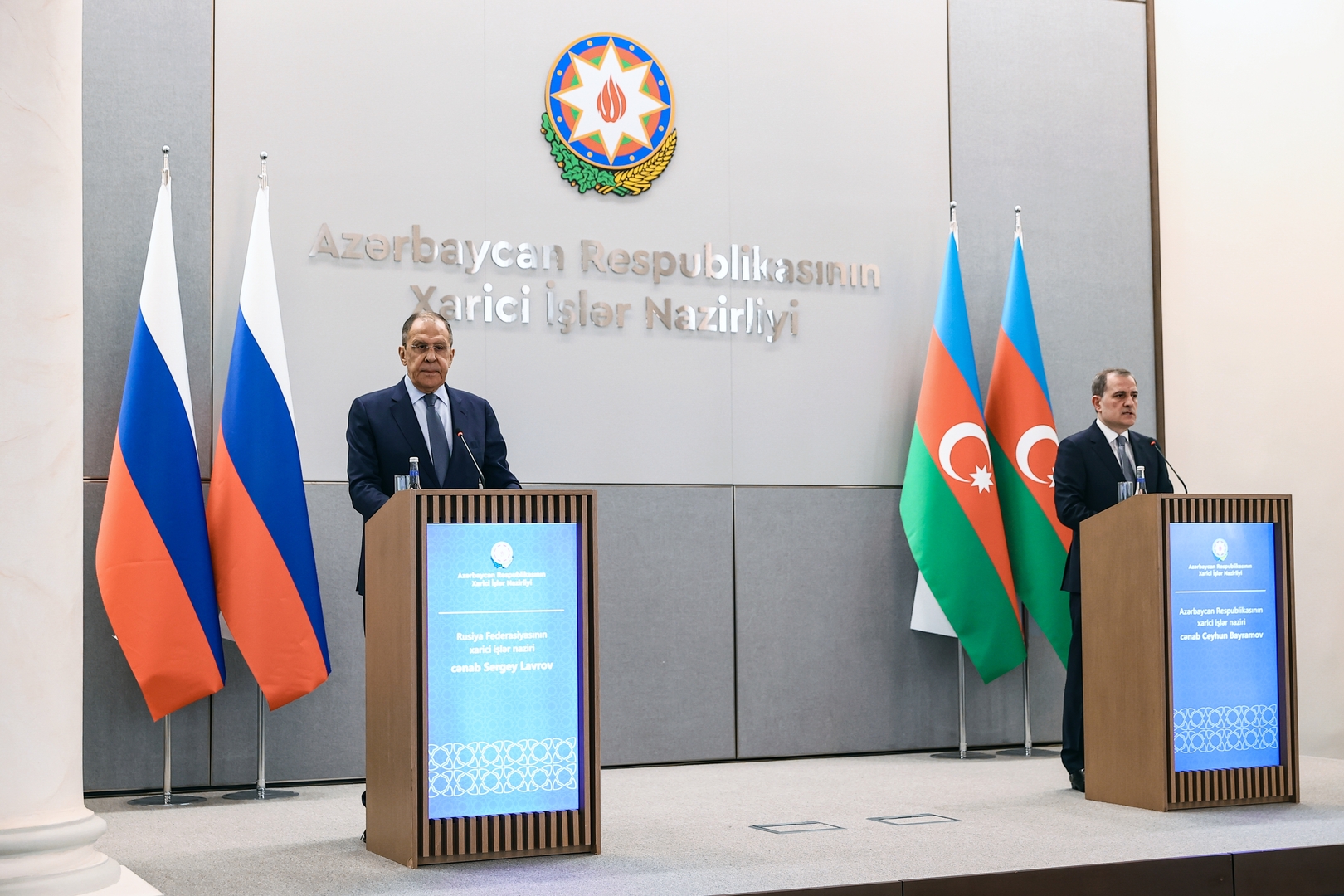 وزيرا خارجية روسيا وأذربيجان يبحثان الوضع في القوقاز