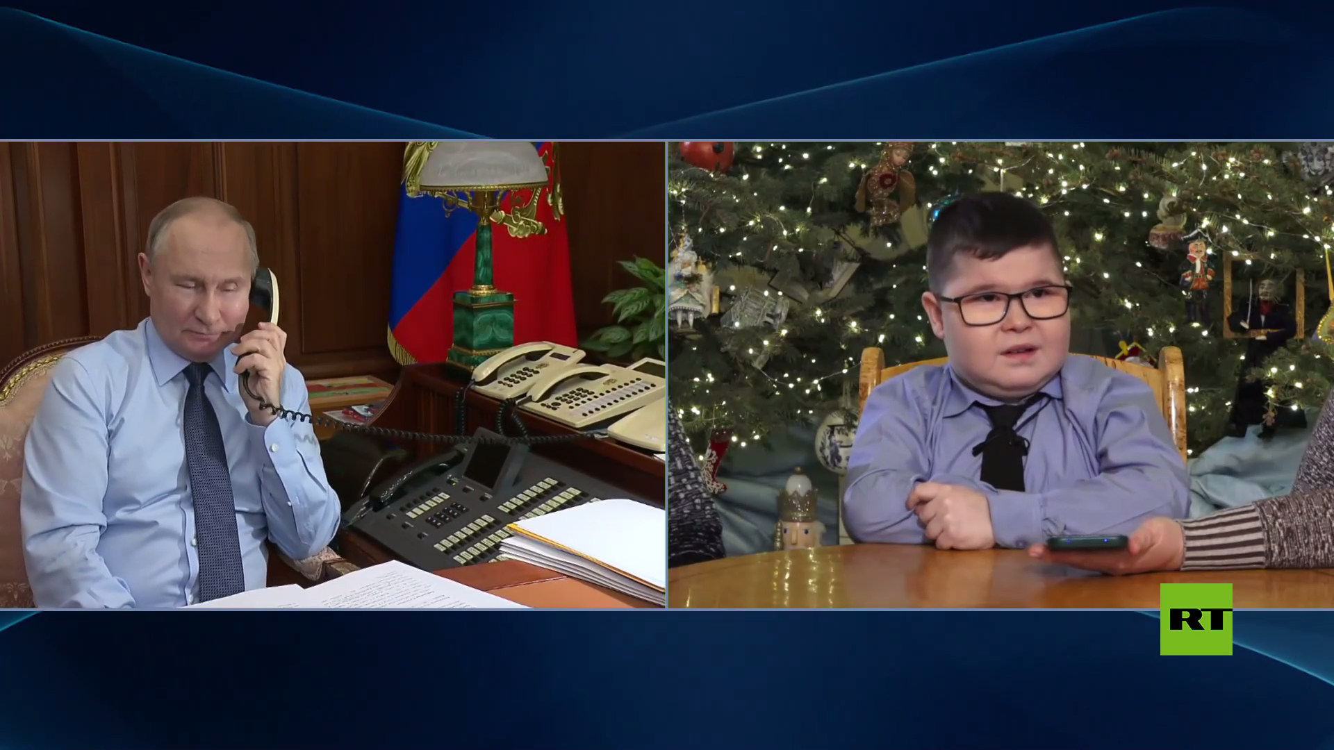 بالفيديو.. بوتين يحقق حلم فتى روسي