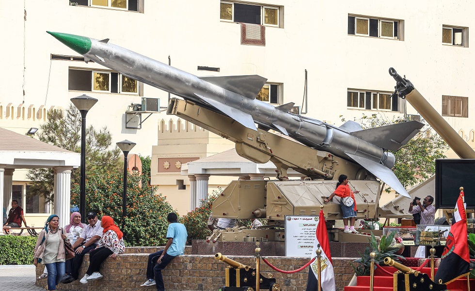 صاروخ سام-2 في متحف بانوراما حرب 6 أكتوبر 1973 - القاهرة  2023.