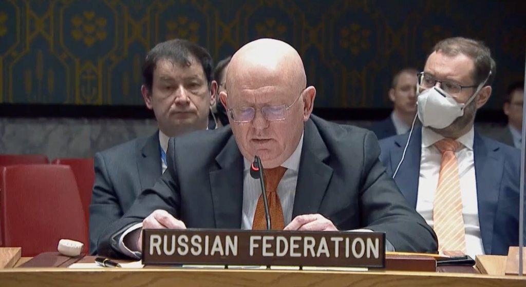 نيبينزيا: روسيا فوجئت بصمت غوتيريش حول الهجوم الأوكراني على بيلغورود