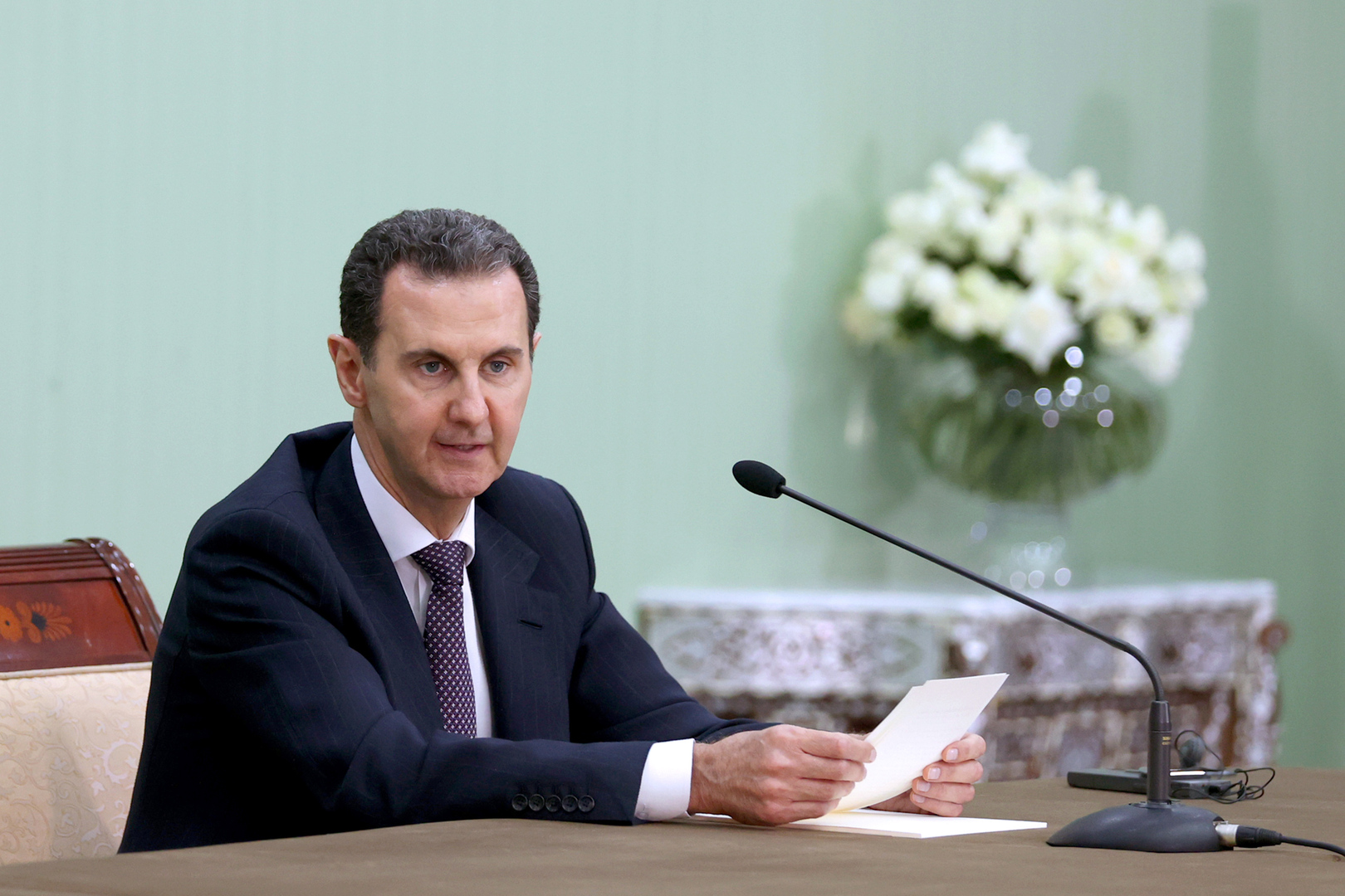 الأسد يتبادل مع عدد من رؤساء الدول التهنئة بحلول العام 2024