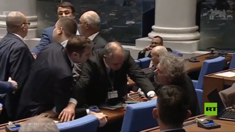 شجار في البرلمان البلغاري بسبب أوكرانيا