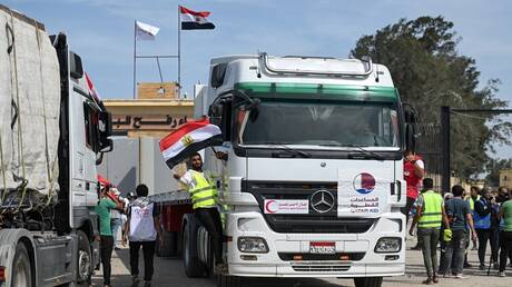 الهلال الأحمر المصري: المساعدات من مصر إلى غزة لا تصل بالسرعة الكافية