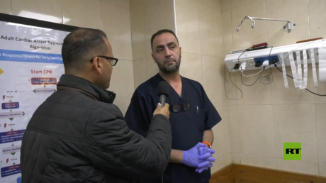 طبيب فلسطيني روسي يتحدث لـRT عن حالة جرحى في مستشفى شهداء الأقصى