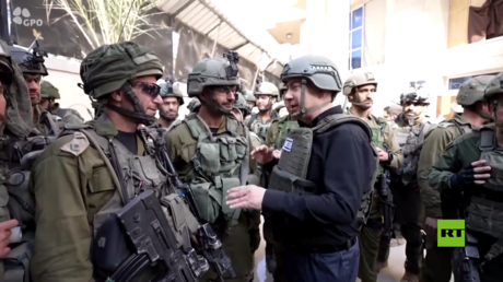 الحكومة الإسرائيلية تنشر فيديو لنتنياهو وهو يتفقد القوات في شمال قطاع غزة