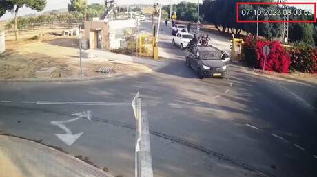 صحيفة عبرية تنشر مقاطع فيديو توثق دخول مسلحين إلى كيبوتس رائيم دون عوائق يوم 7 أكتوبر (فيديو)