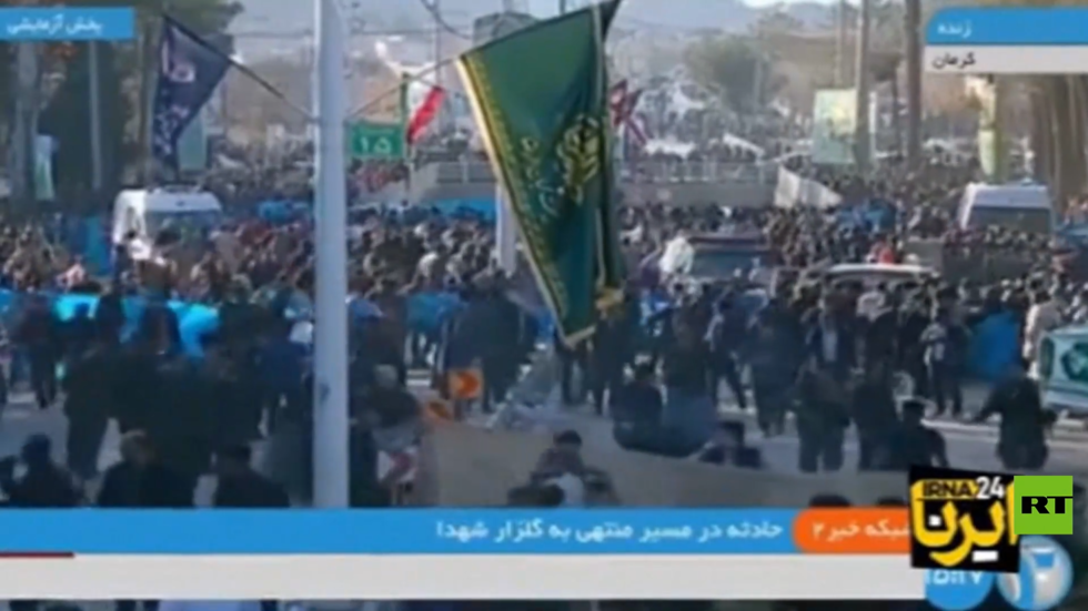 شاهد.. دوي انفجار كبير قرب مقبرة قاسم سليماني في إيران